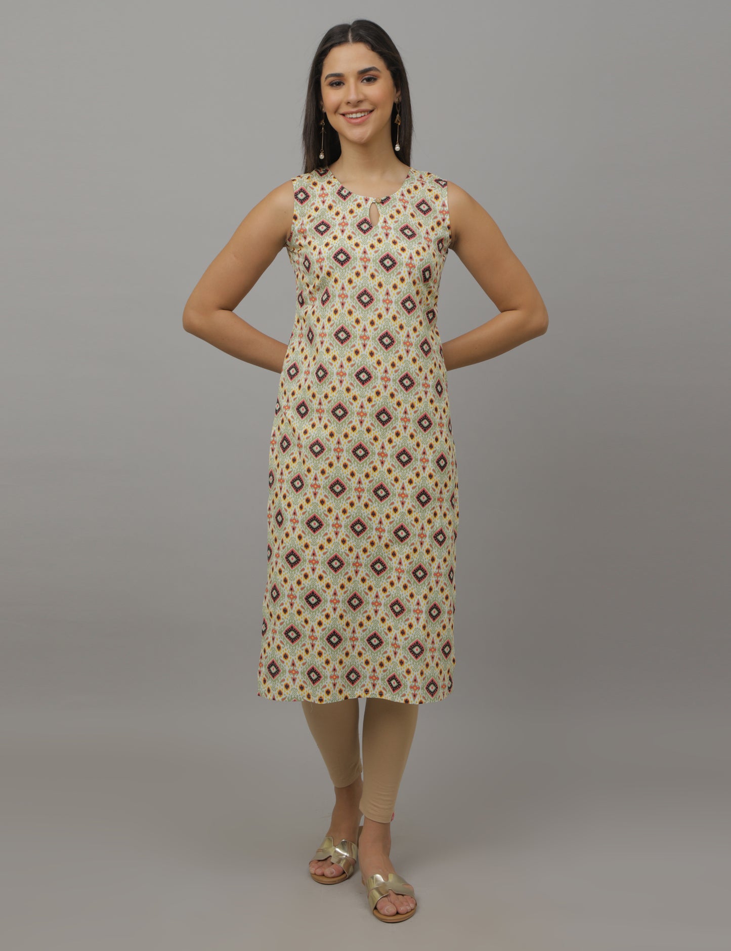 Anvi - Sleeveless Kurti