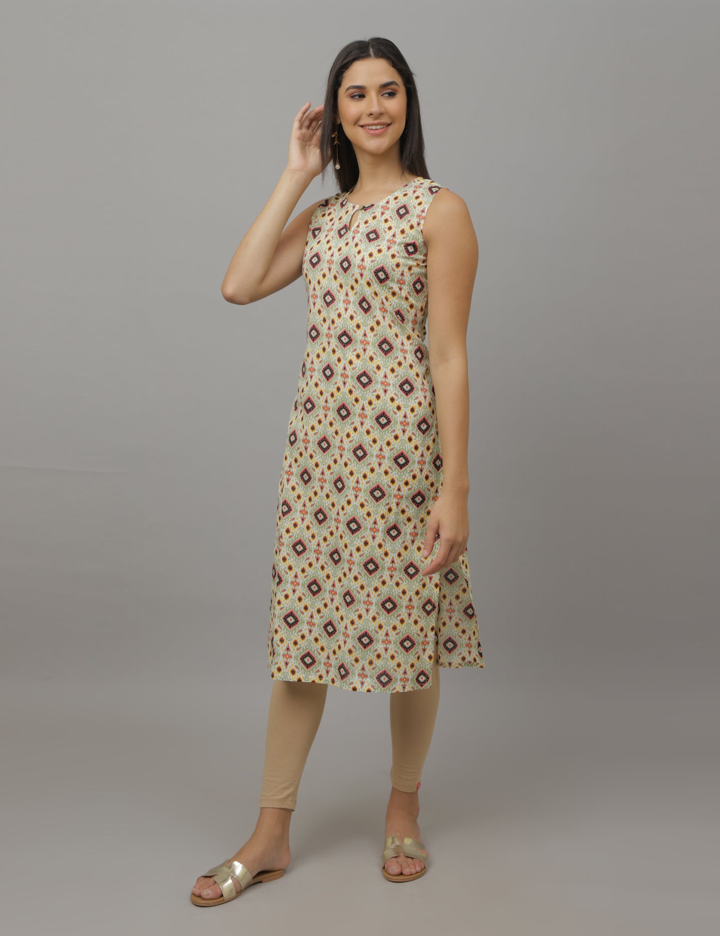 Anvi - Sleeveless Kurti