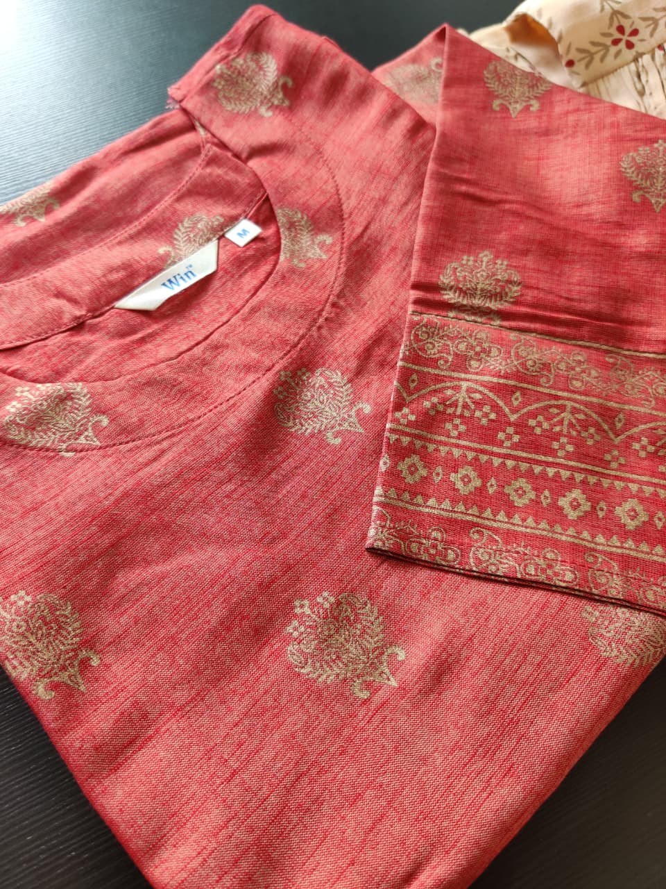 Rayon kurti and Sharara Set
