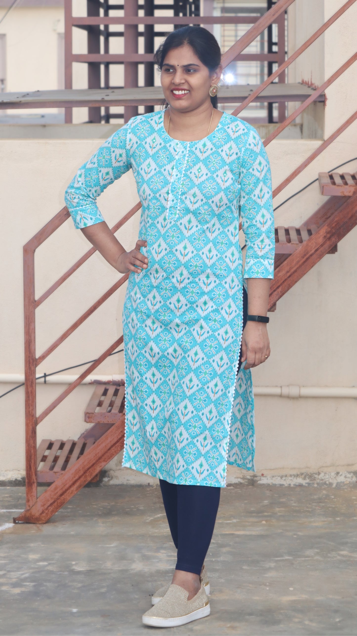 Cotton office wear kurti