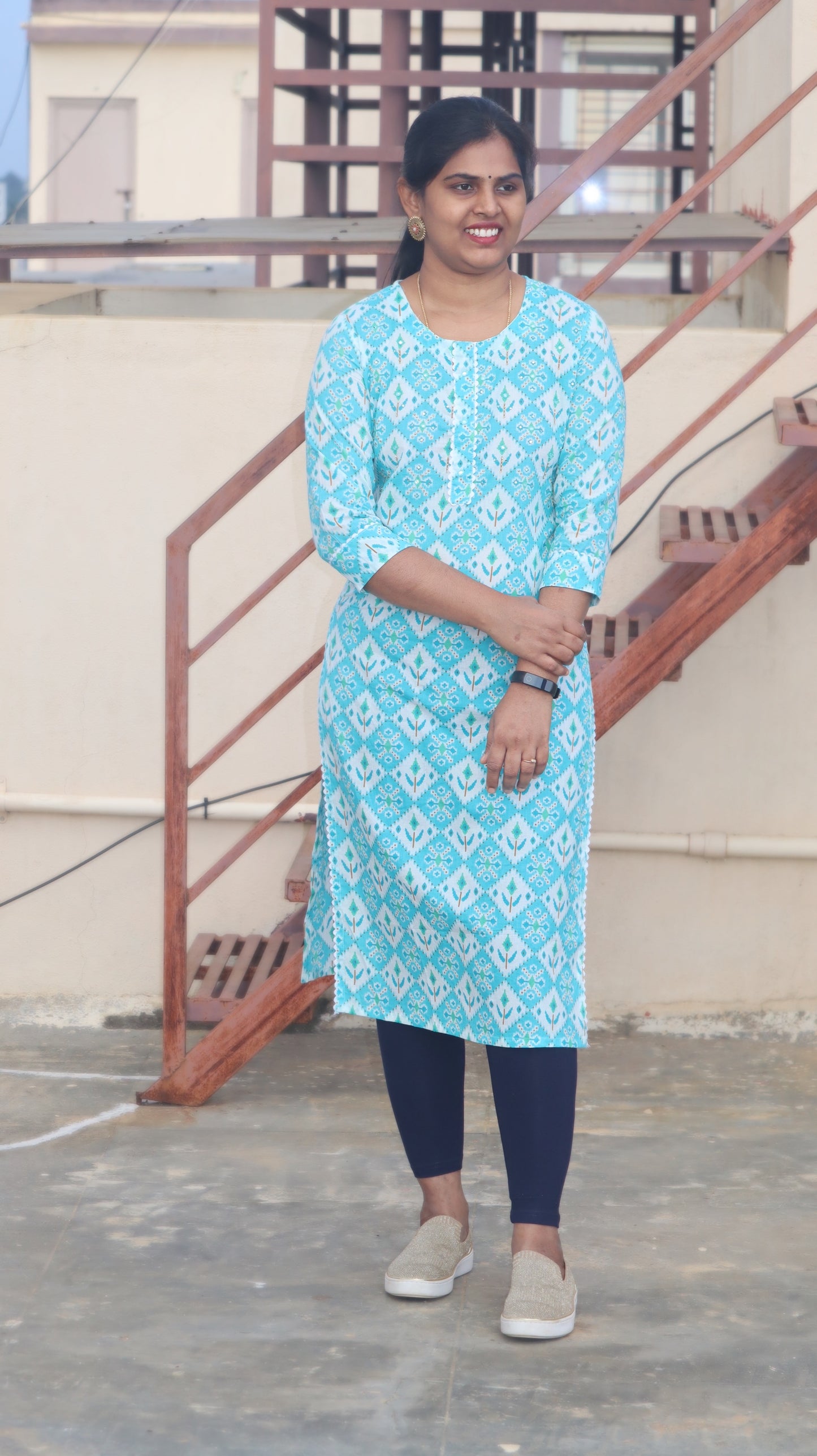 Cotton office wear kurti