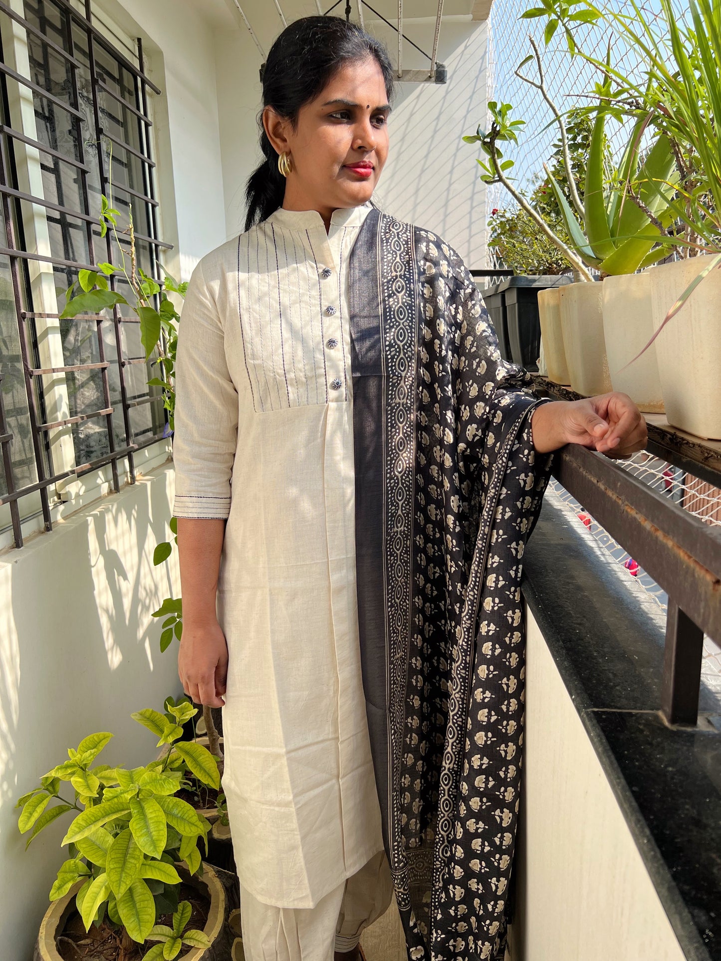 Dhamayanti - Kadhi Cotton suit