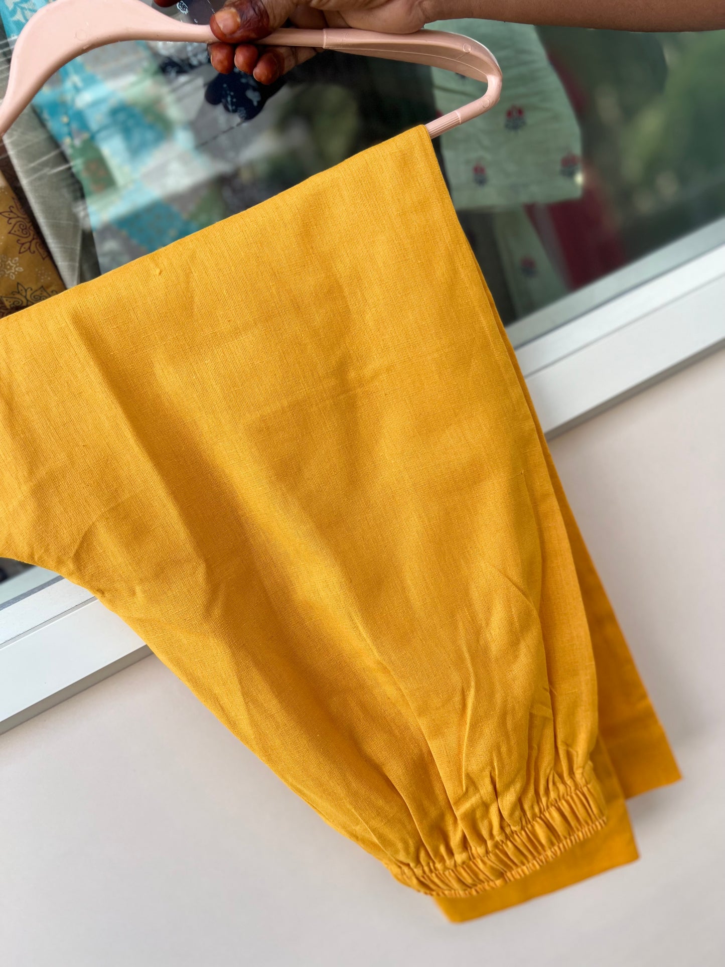 Tamara Every Day Cotton Pants - Yellow