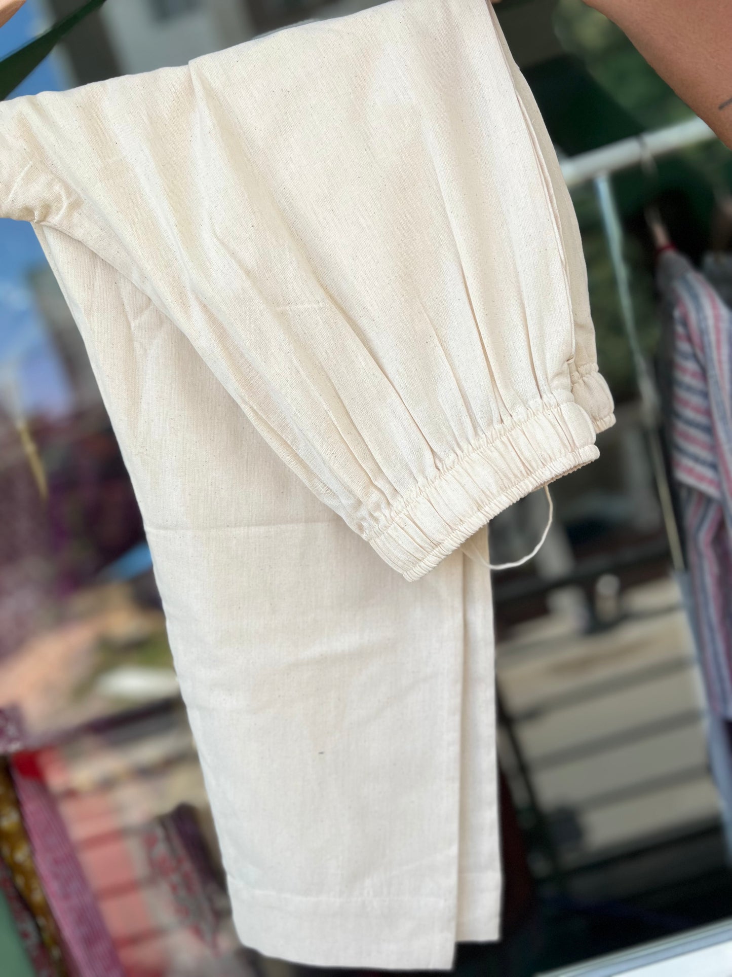 Tamara Every Day Cotton Pants - Beige