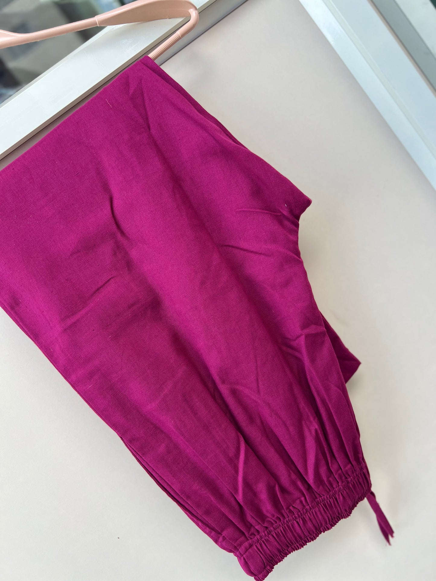 Tamara Every Day Cotton Pants - Pink