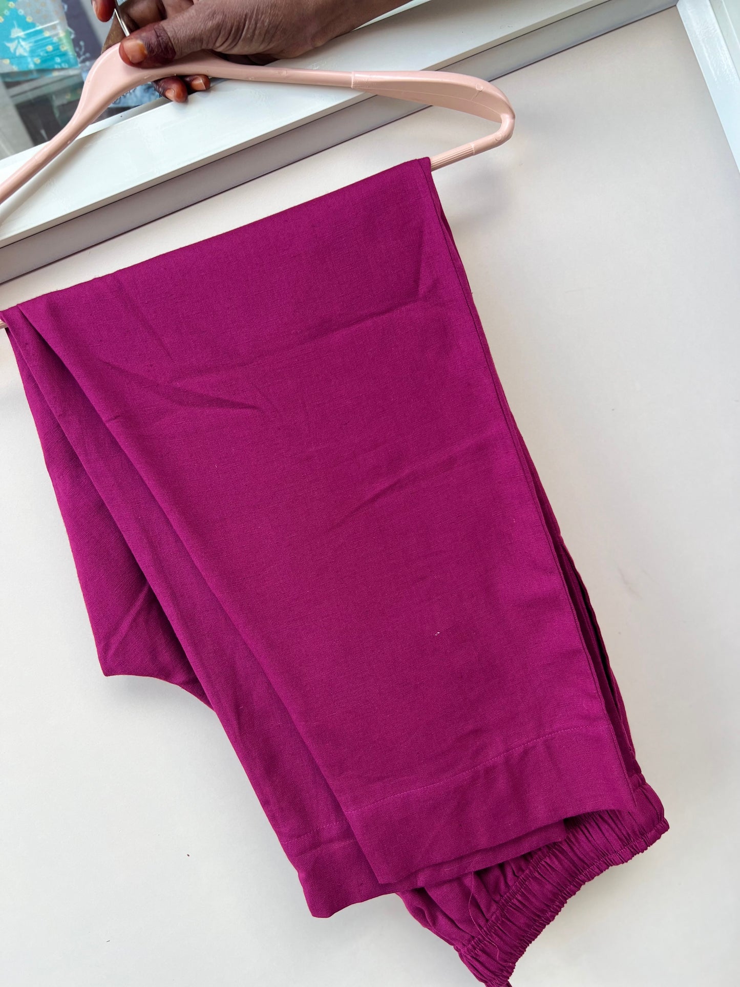 Tamara Every Day Cotton Pants - Pink