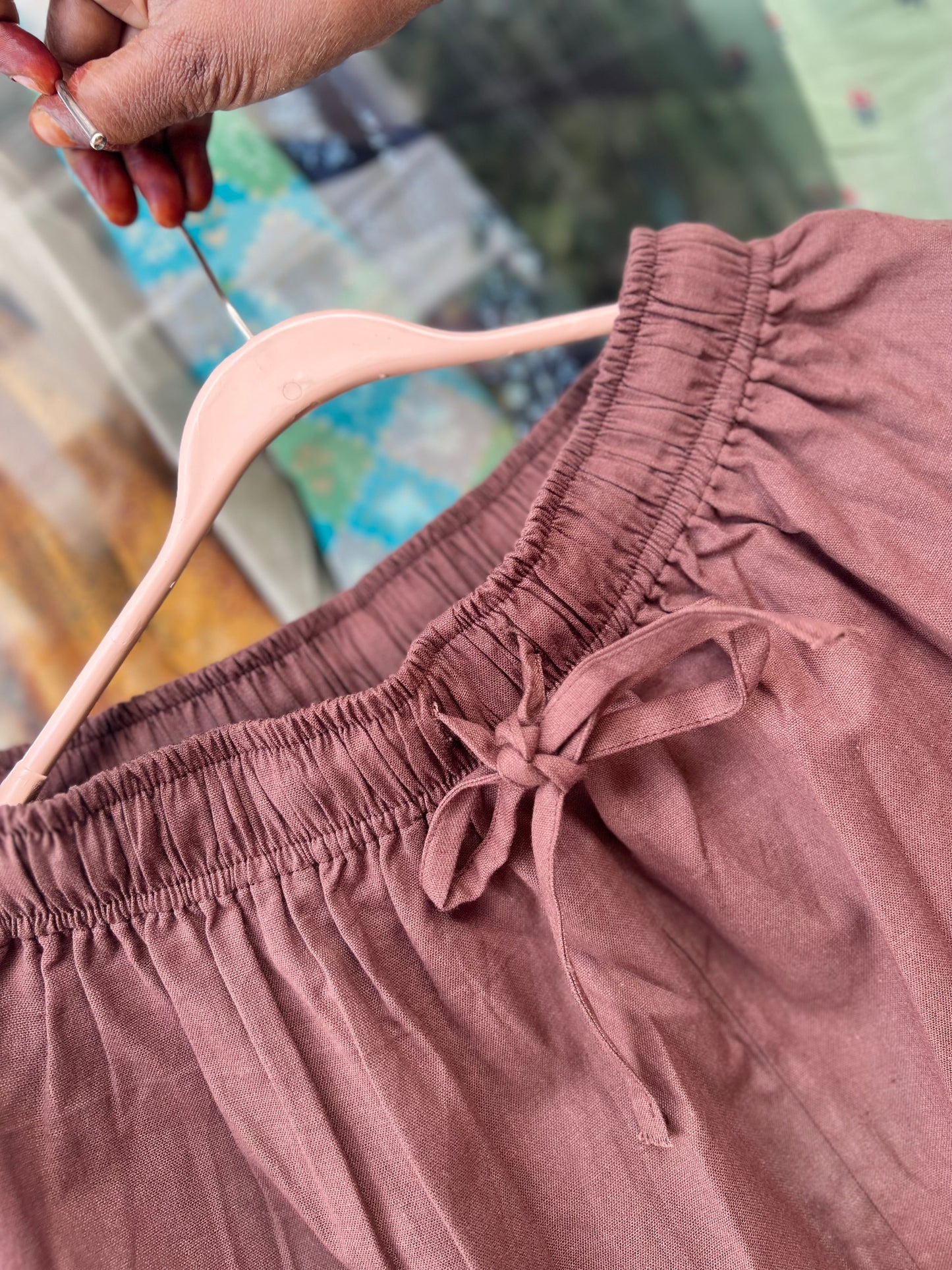 Tamara Every Day Cotton Pants - Brown