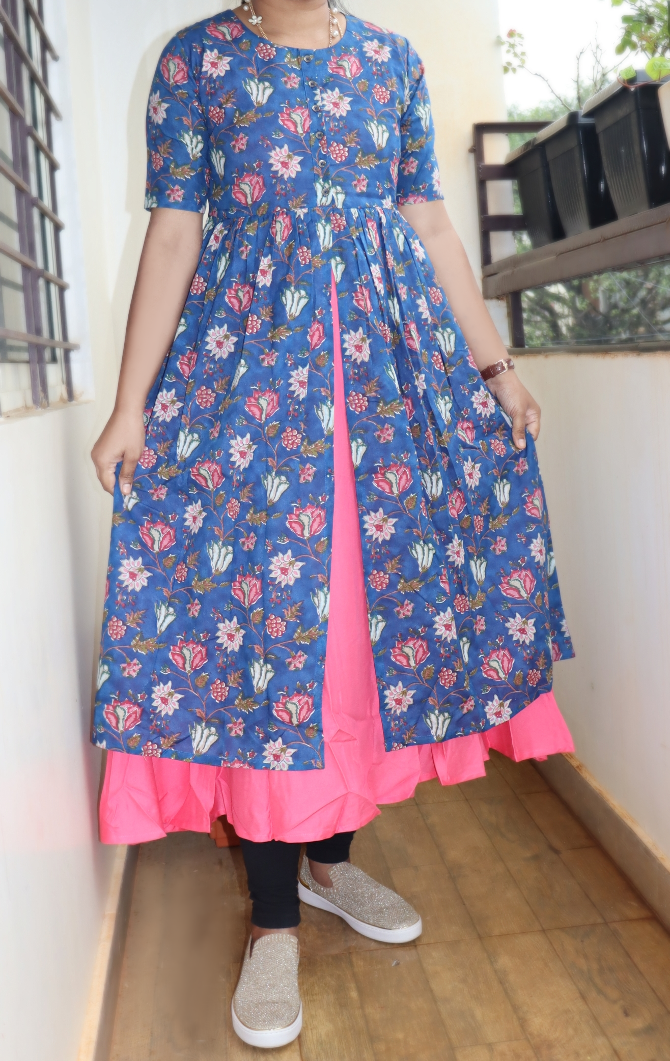 Lucky - Two layered floral dress