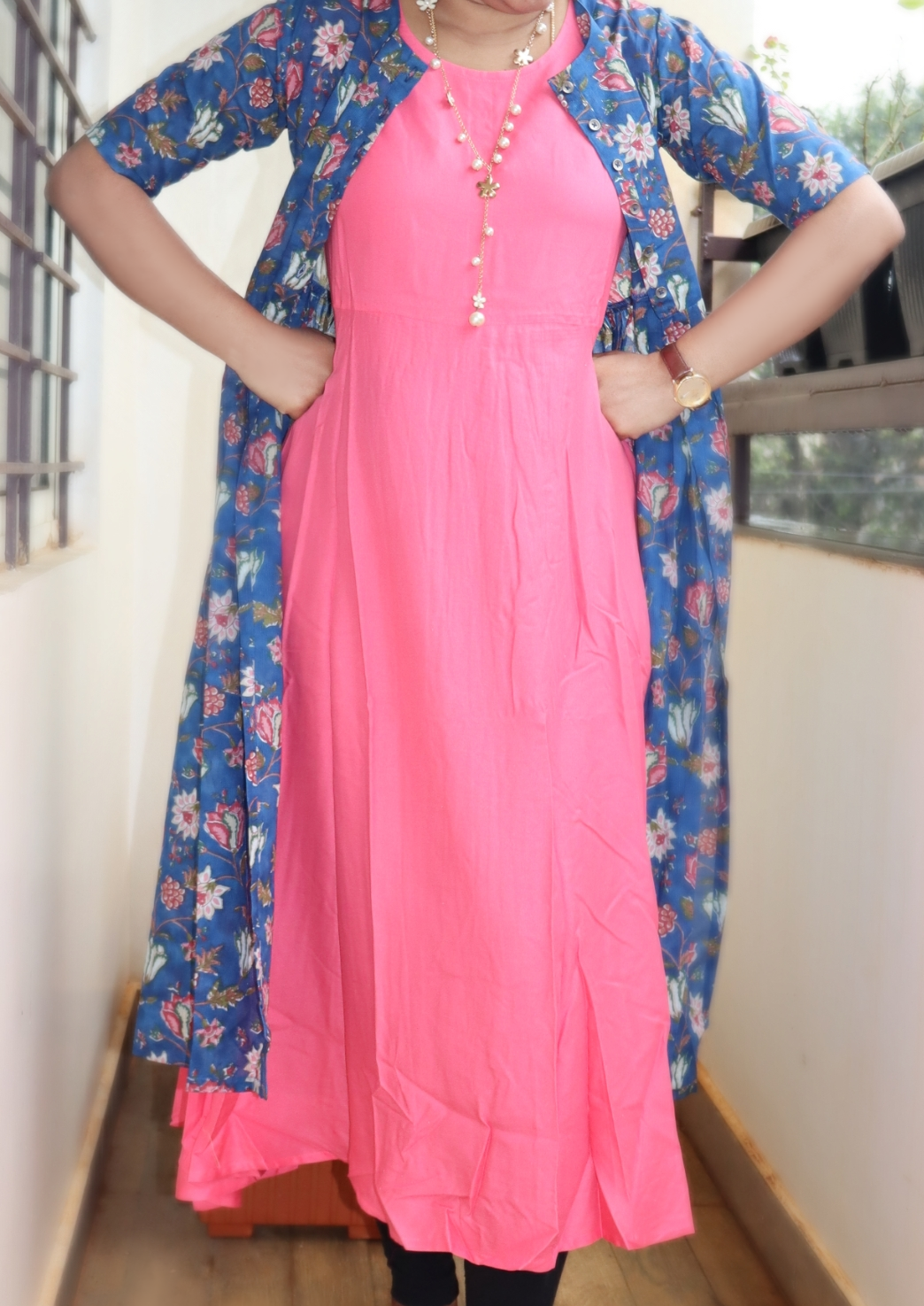 Lucky - Two layered floral dress