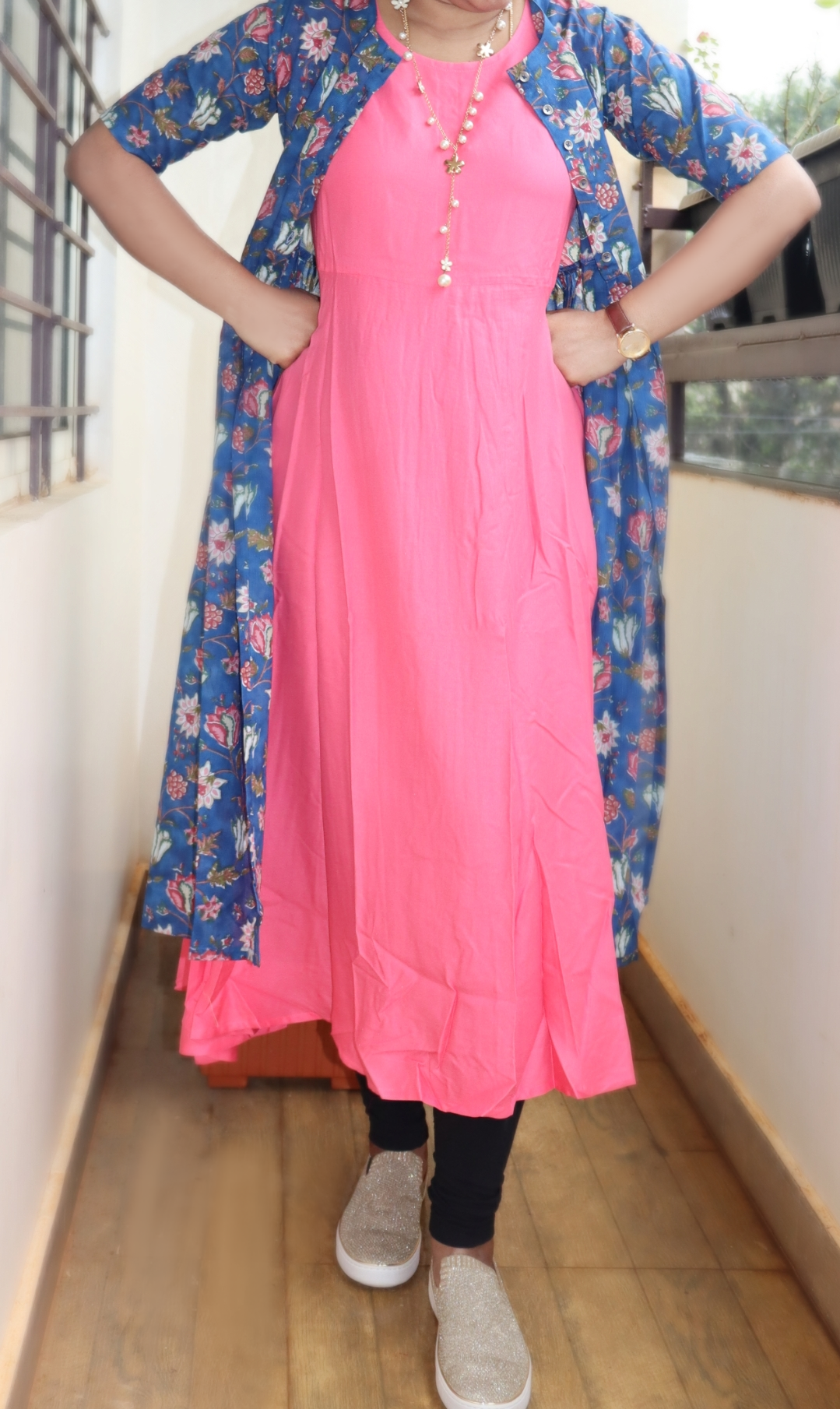 Lucky - Two layered floral dress