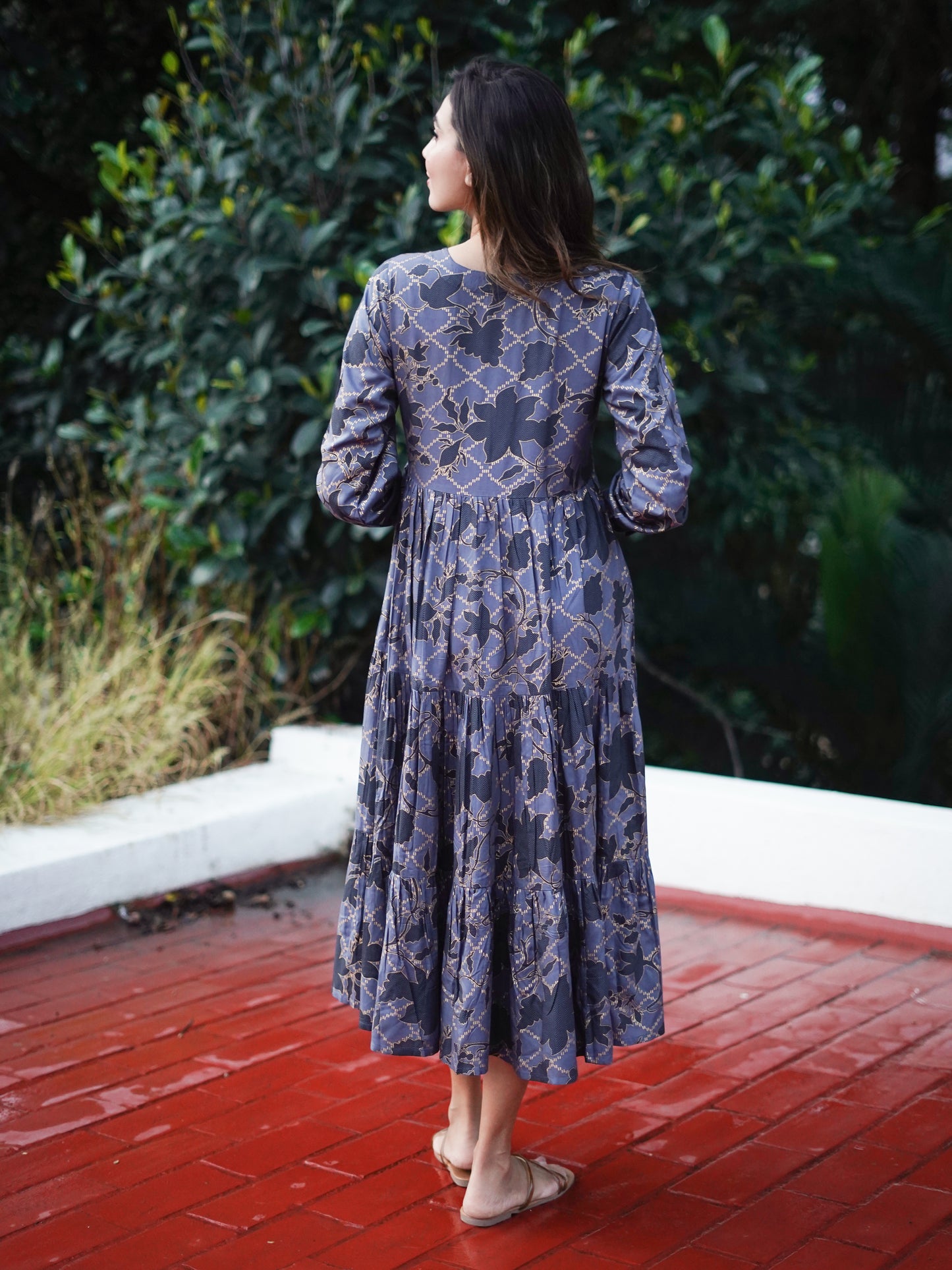 Kushi - Casual/Vacation three tier dress