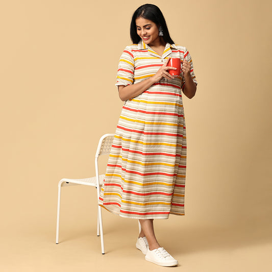 Anantha - Striped designer dress