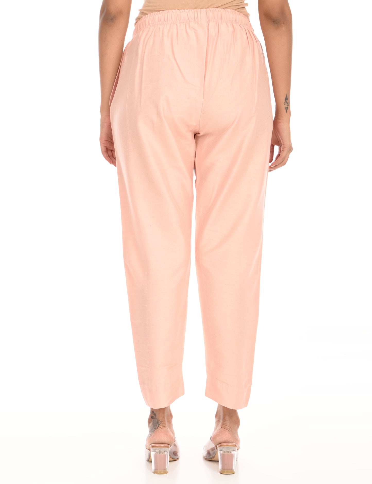Rashmika - Baby Pink Silk Pant