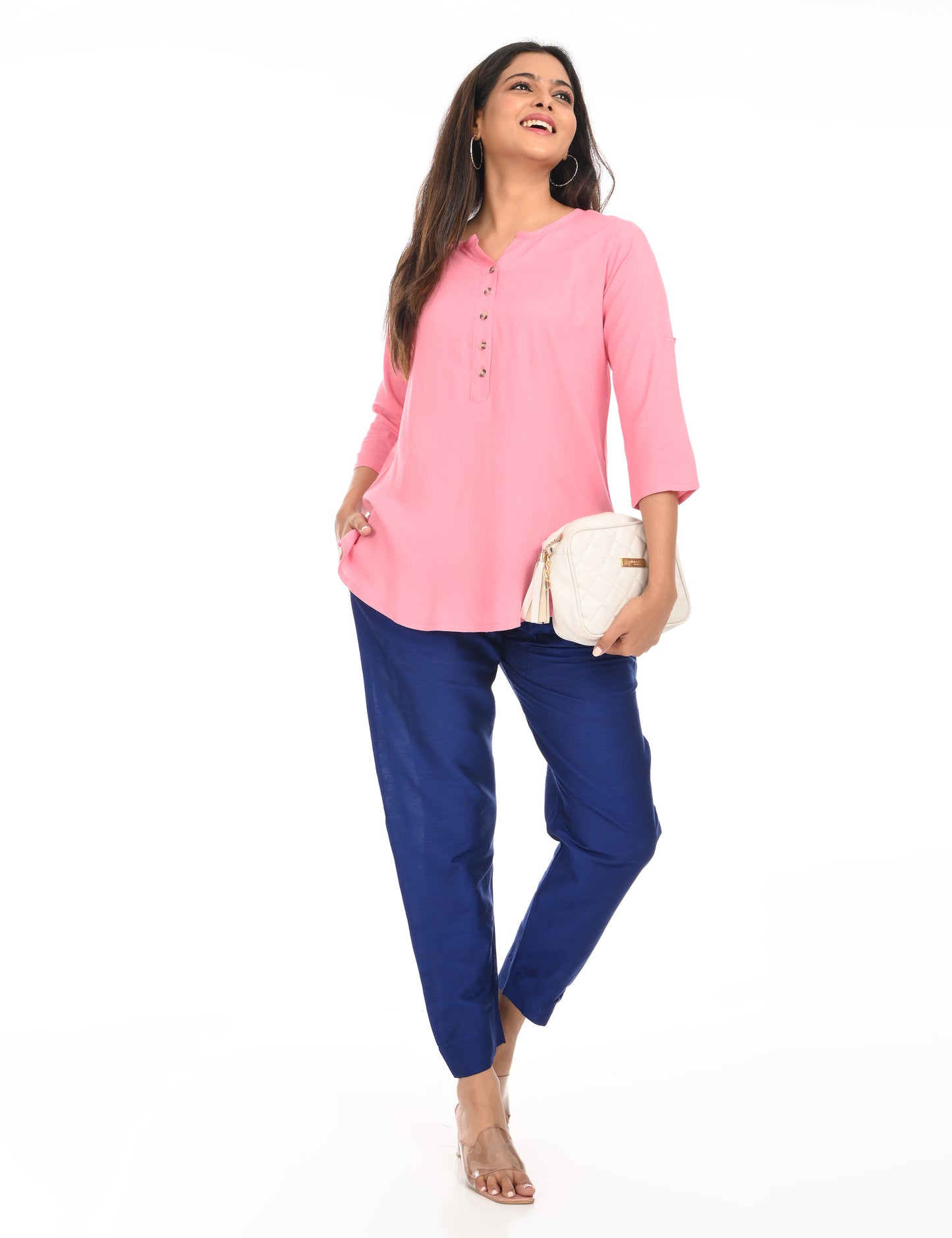 Rashmika - Royal Blue Silk Pant