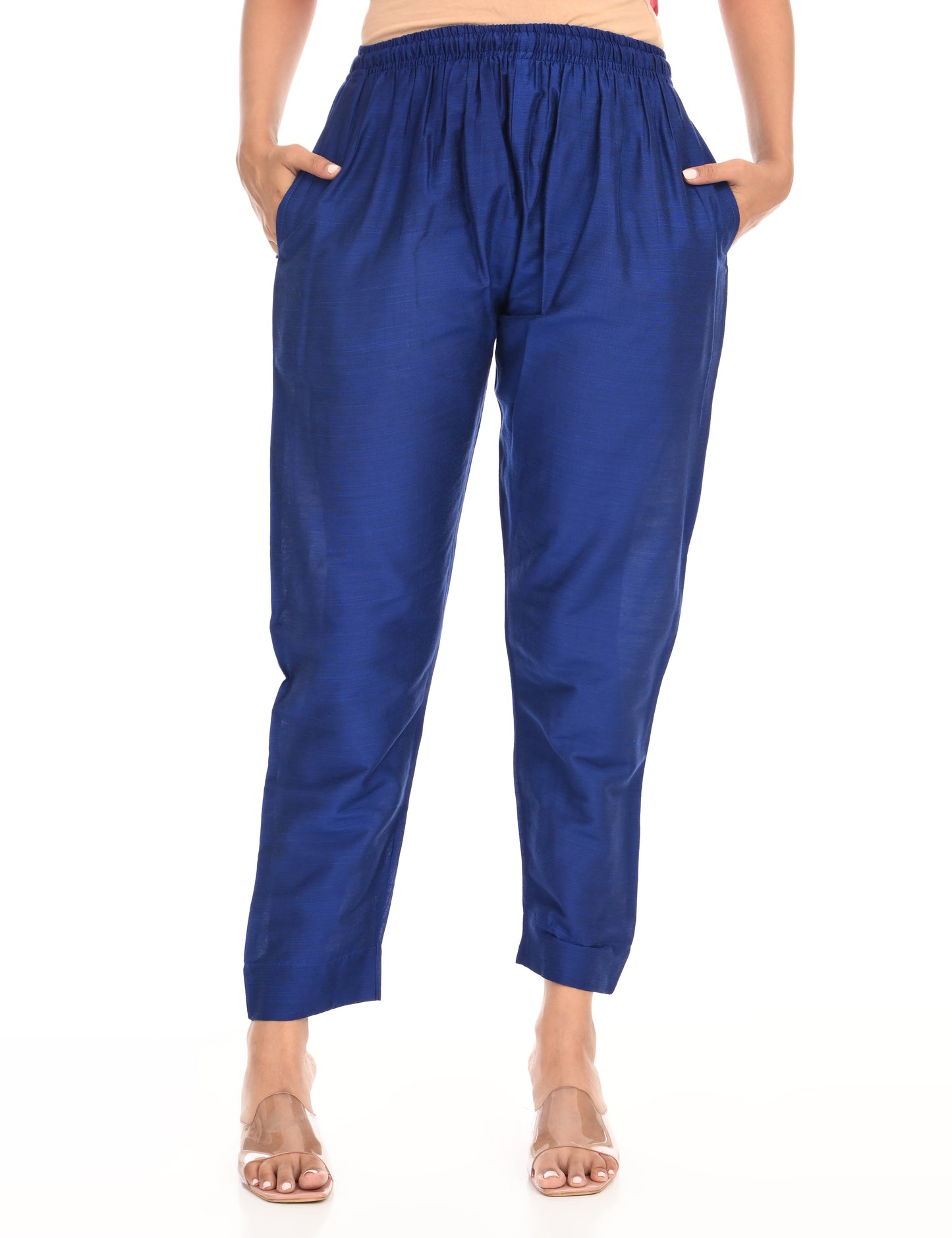 Rashmika - Royal Blue Silk Pant