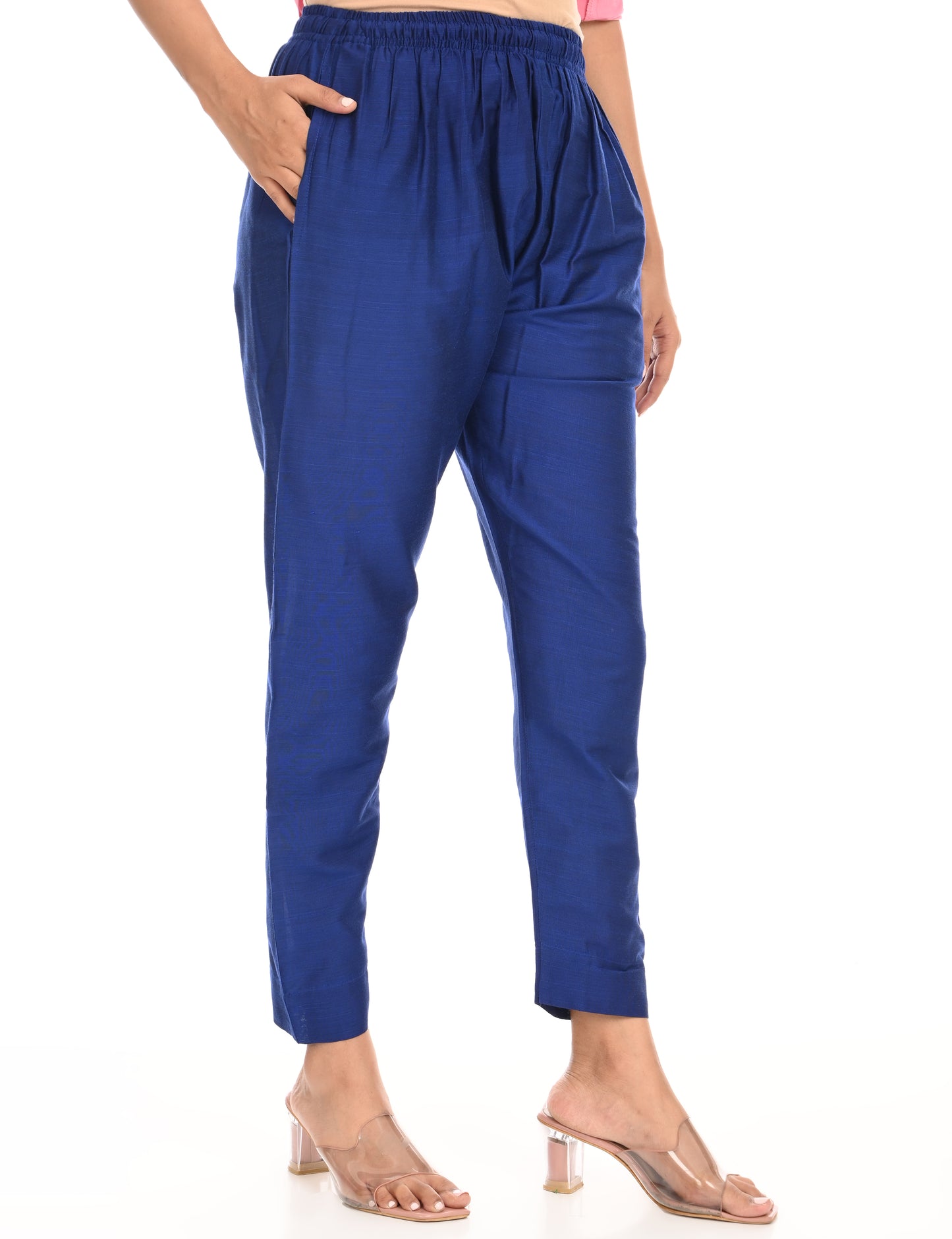 Rashmika - Royal Blue Silk Pant