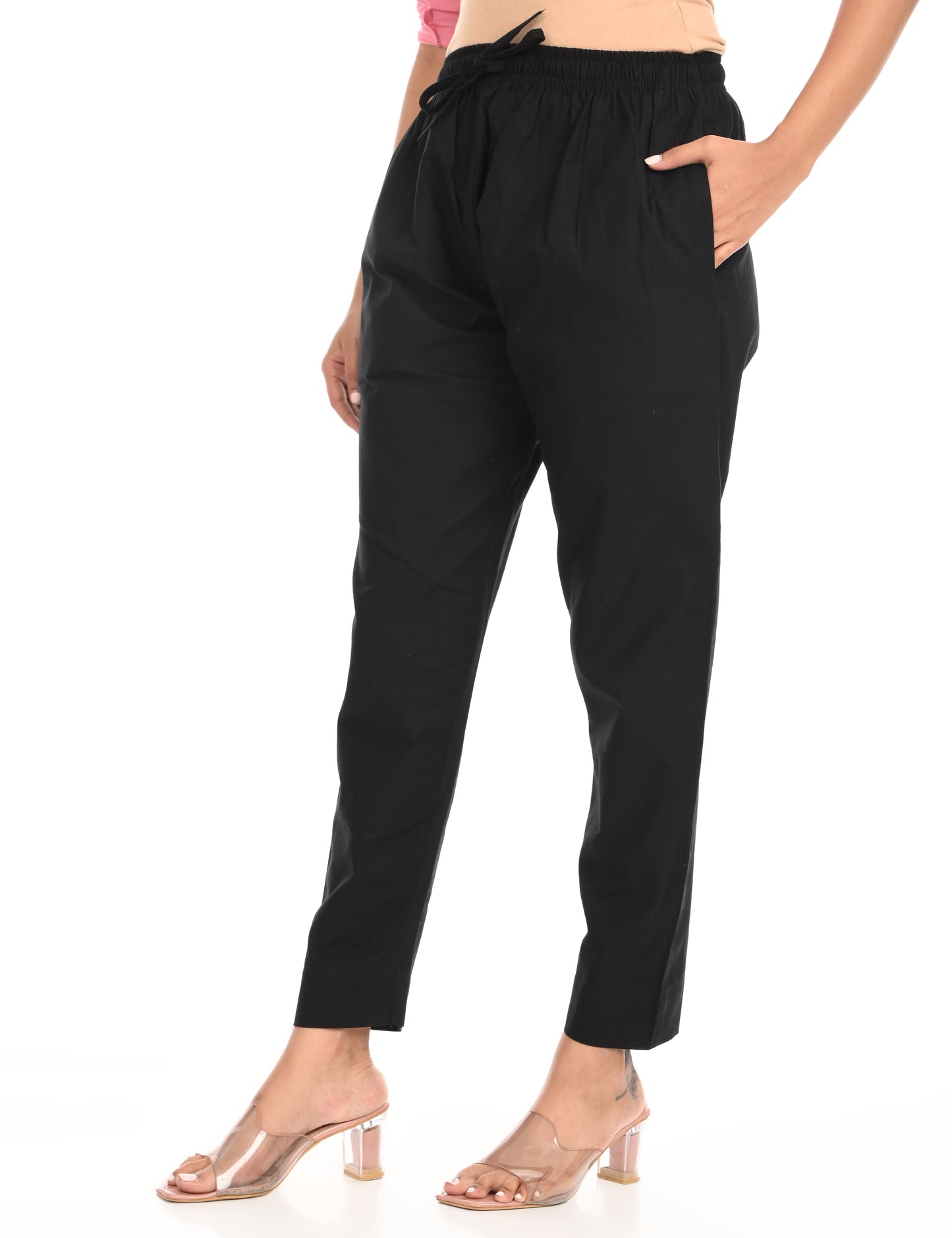 Rashmika - Black Silk Pant