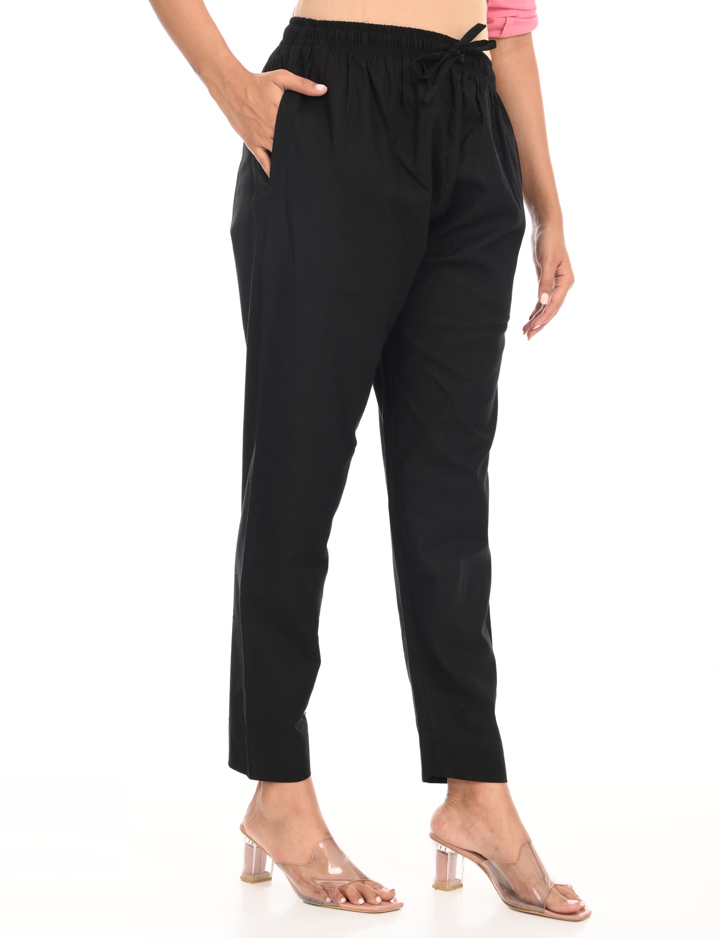 Rashmika - Black Silk Pant