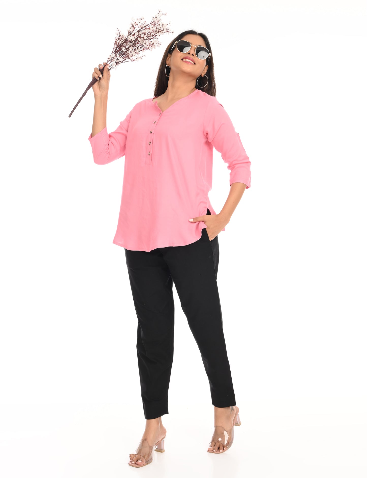 Rashmika - Black Silk Pant