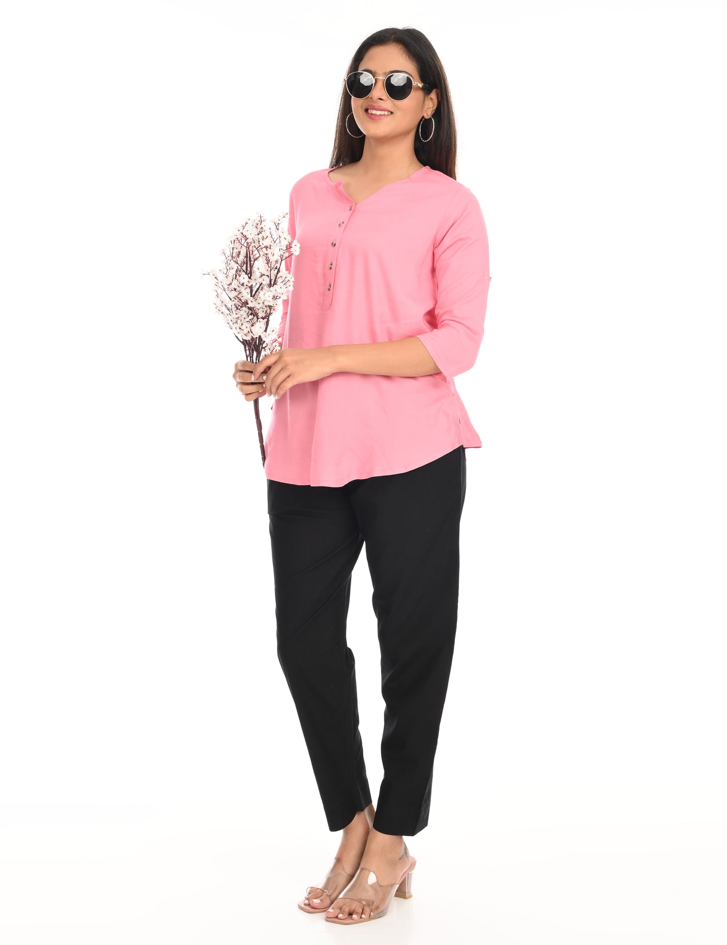 Rashmika - Black Silk Pant