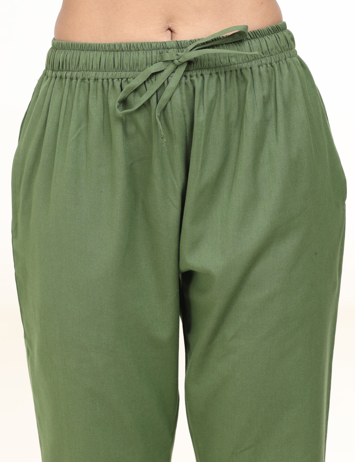 Tamara Every Day Cotton Pants - Green