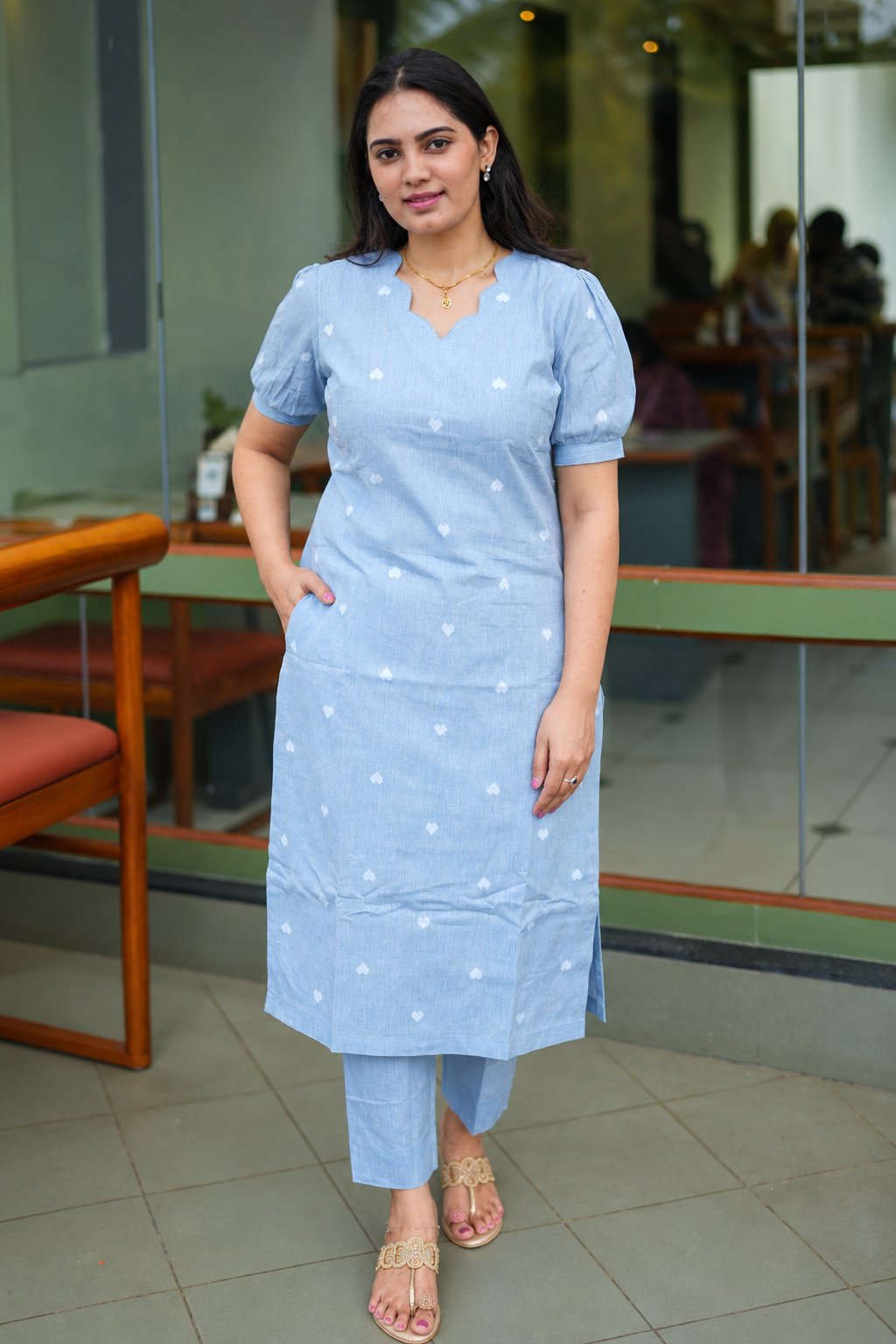 Maha - Premium Cotton Co-ord Set – Heart