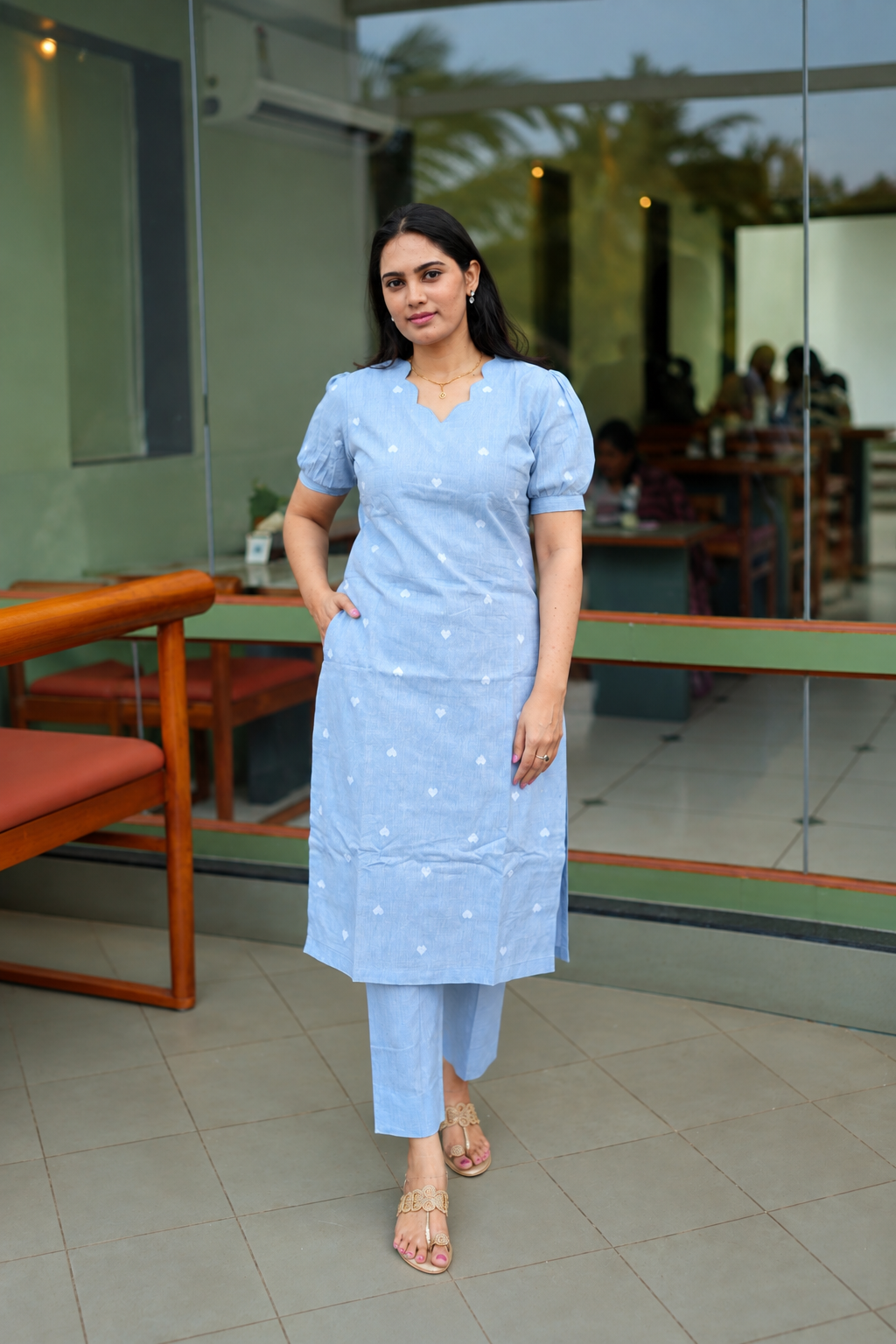 Maha - Premium Cotton Co-ord Set – Heart