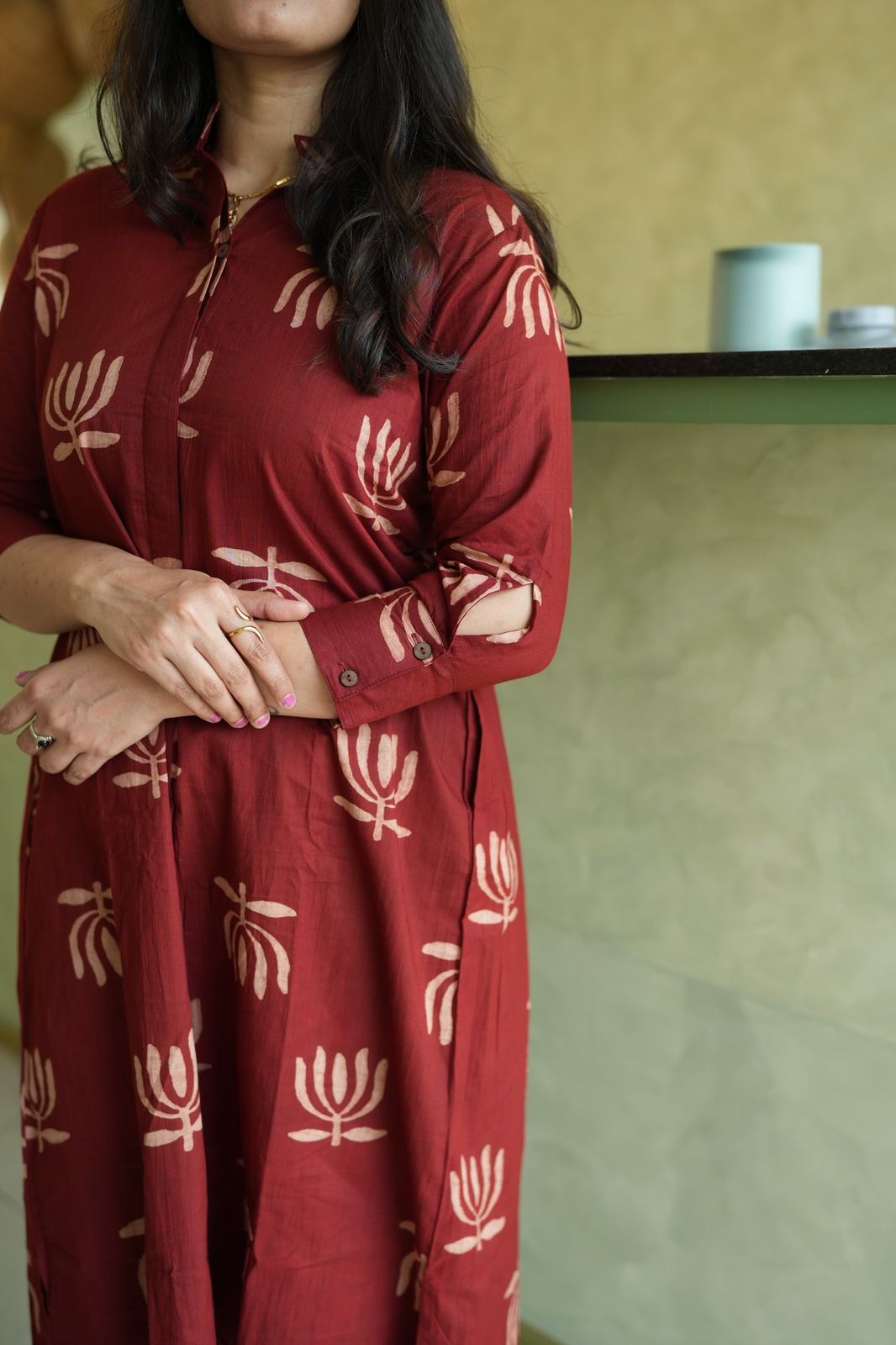 Vasudha - Cotton Kurta Set – Lotus Bloom