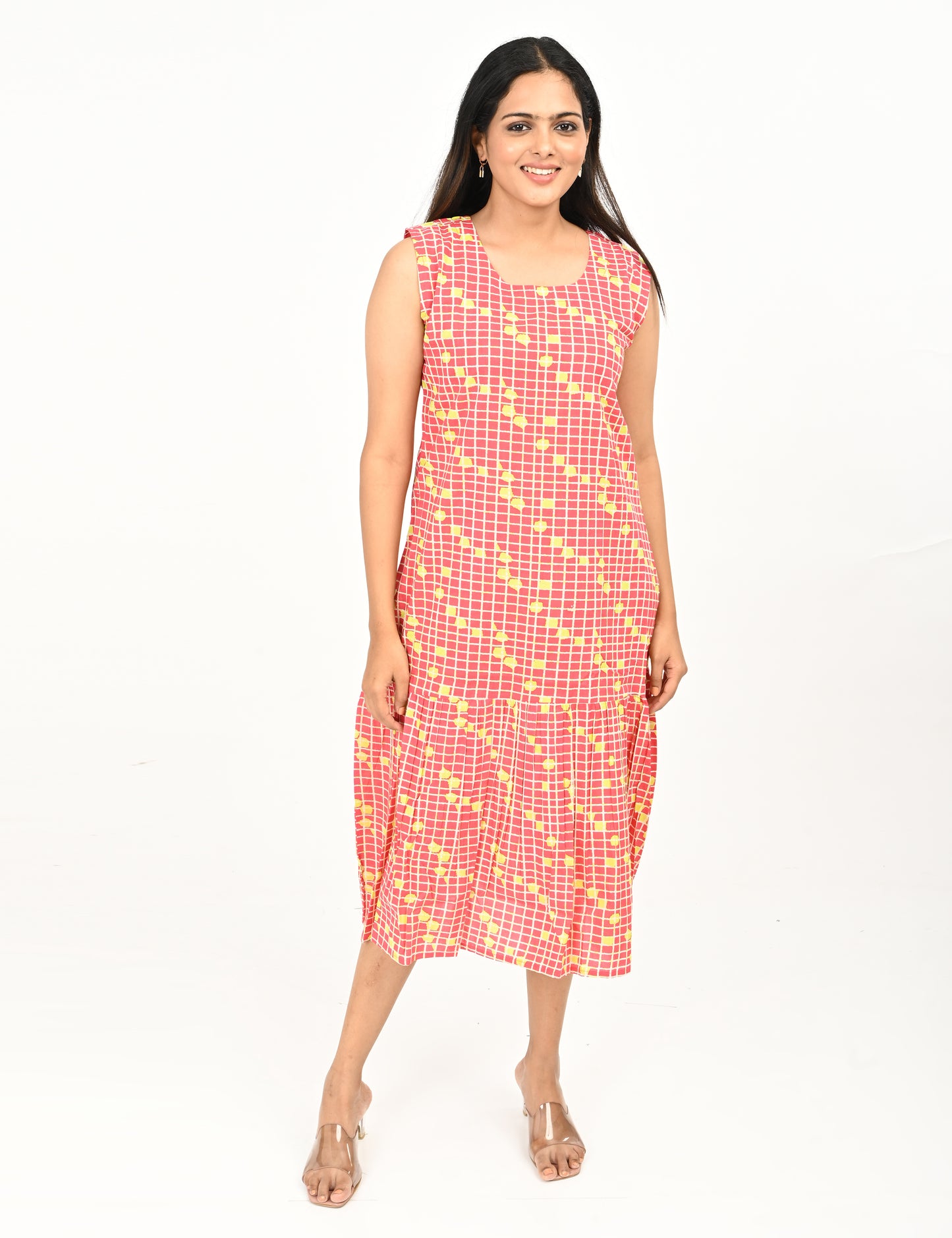 Jinisha - Two layered jacket dress - Floral