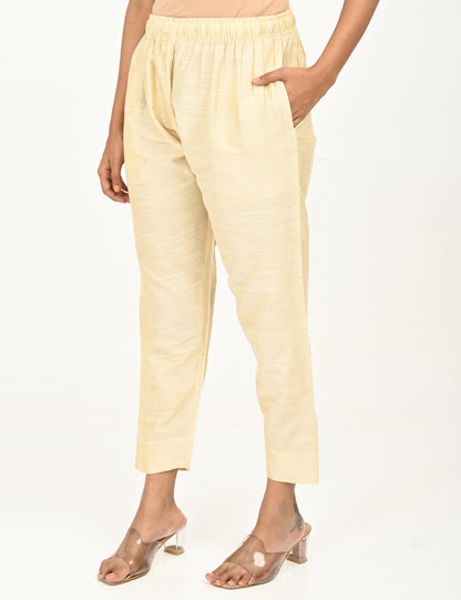 Rashmika - Half white Silk Pant