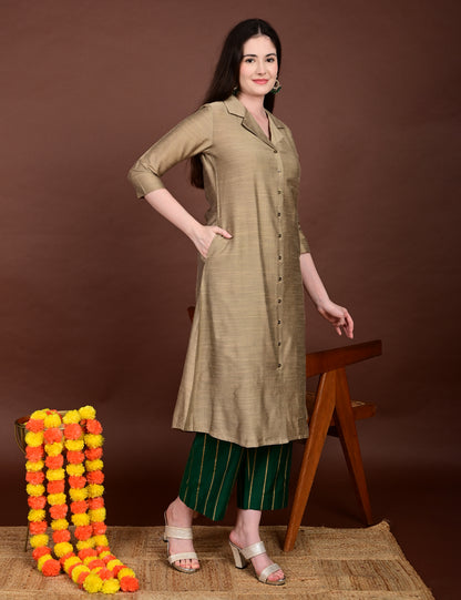 Harini Emerald Silk Cotton Set