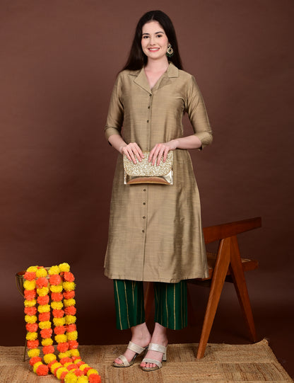 Harini Emerald Silk Cotton Set