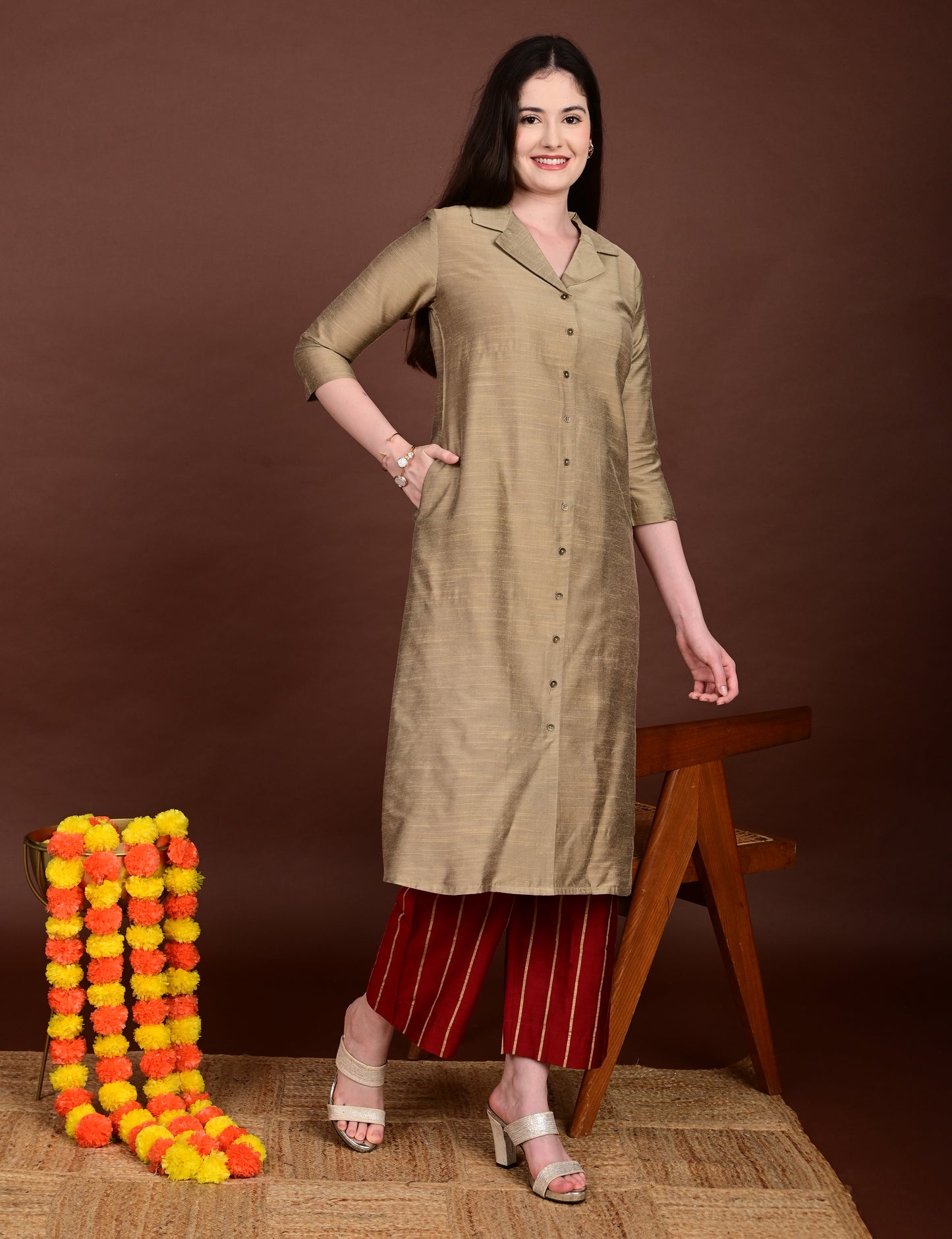 Harini Ruby Silk Cotton Set