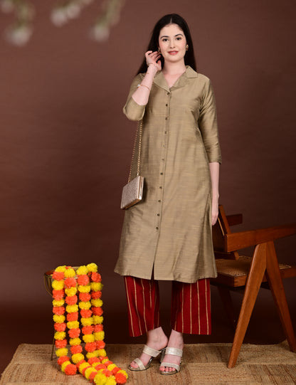 Harini Ruby Silk Cotton Set