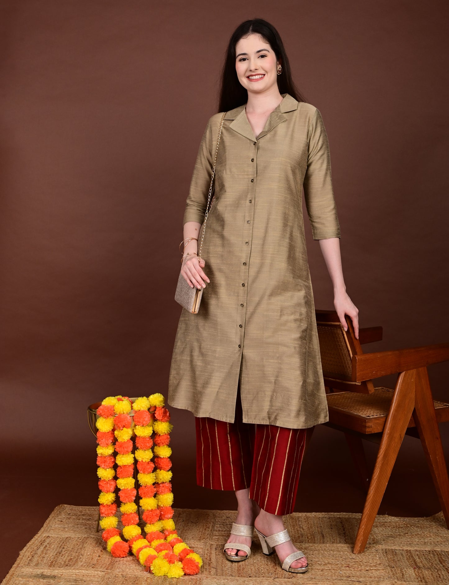 Harini Ruby Silk Cotton Set
