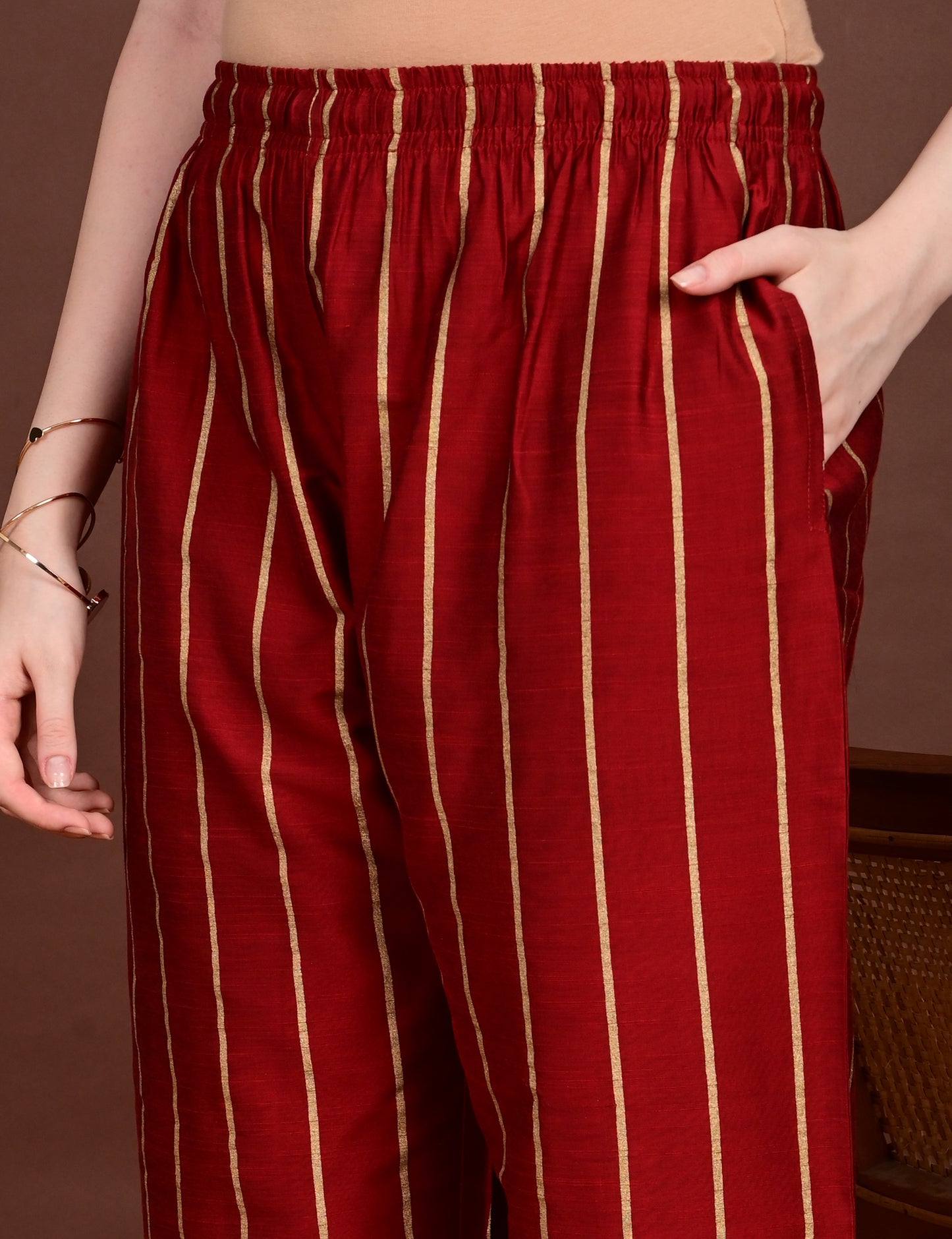 Harini Ruby Silk Cotton Set
