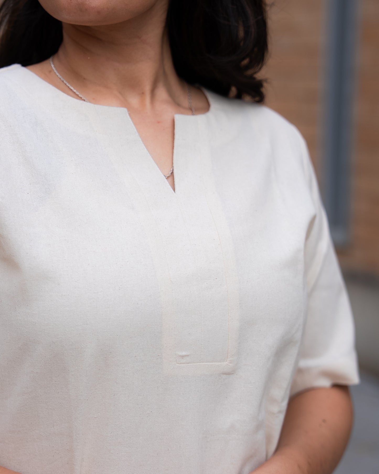 Rashmika - Breezy White Cotton Set