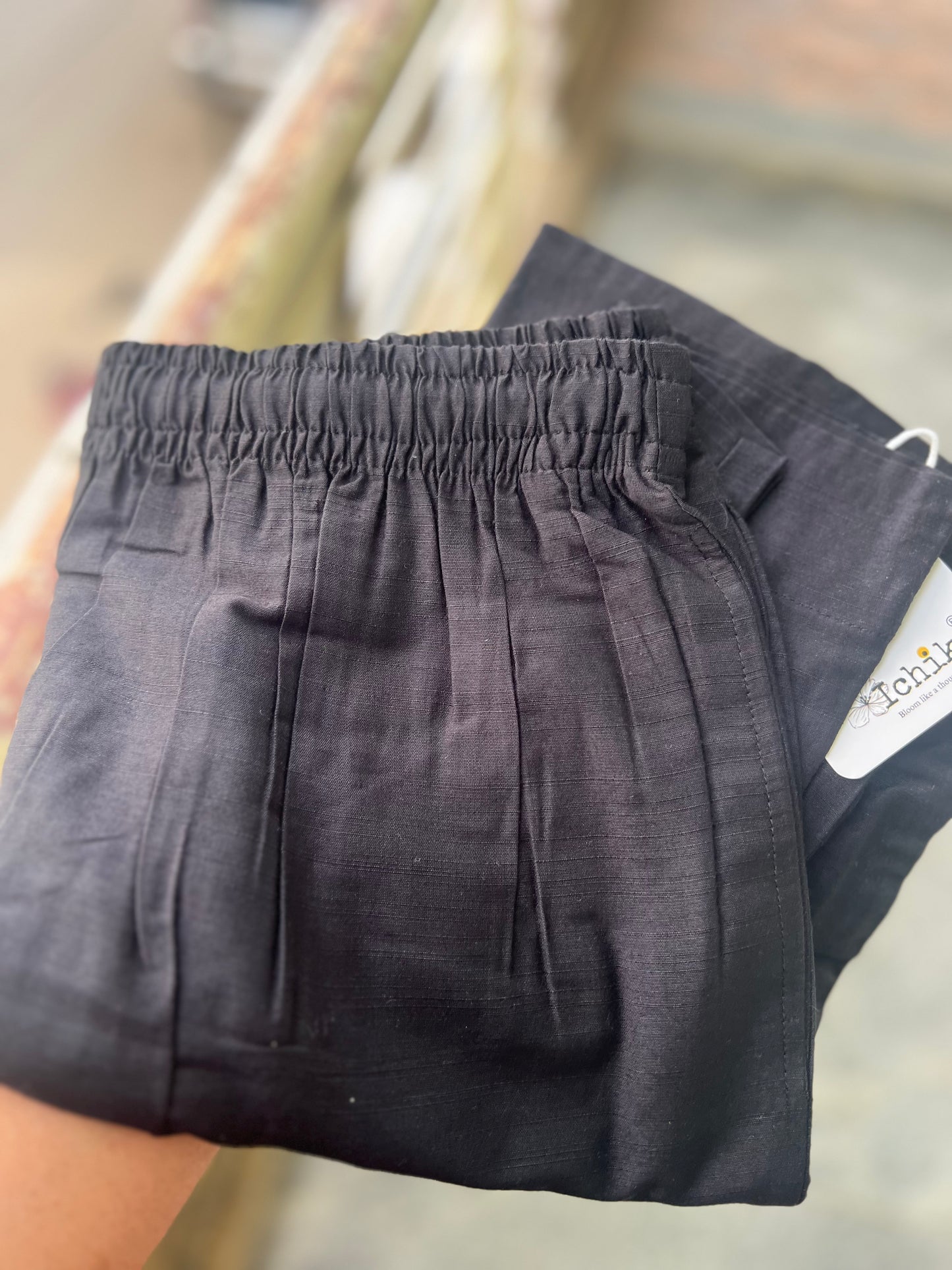 Rashmika - Black Silk Pant