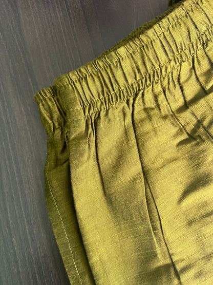 Rashmika - Mehandi Green Silk Pant