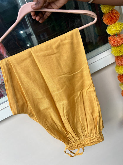 Tamara Every Day Cotton Pants - Mustard