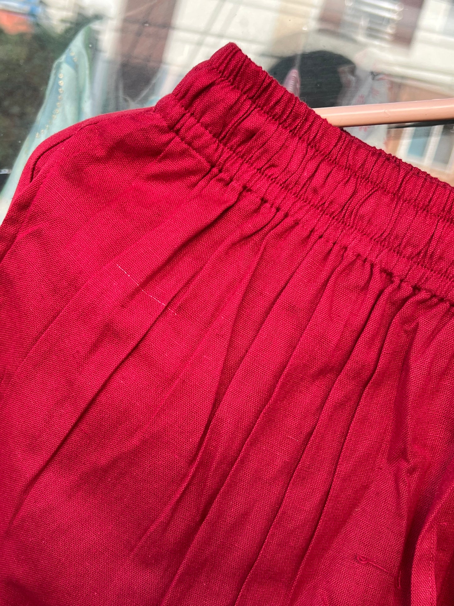 Tamara Every Day Cotton Pants - Maroon