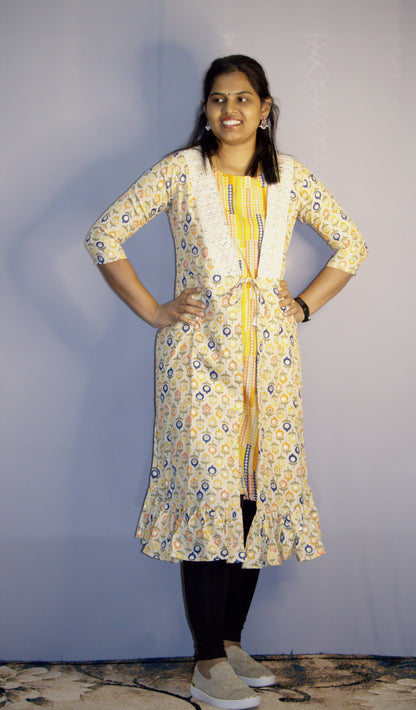 Lekha - Two Layered Designer dress