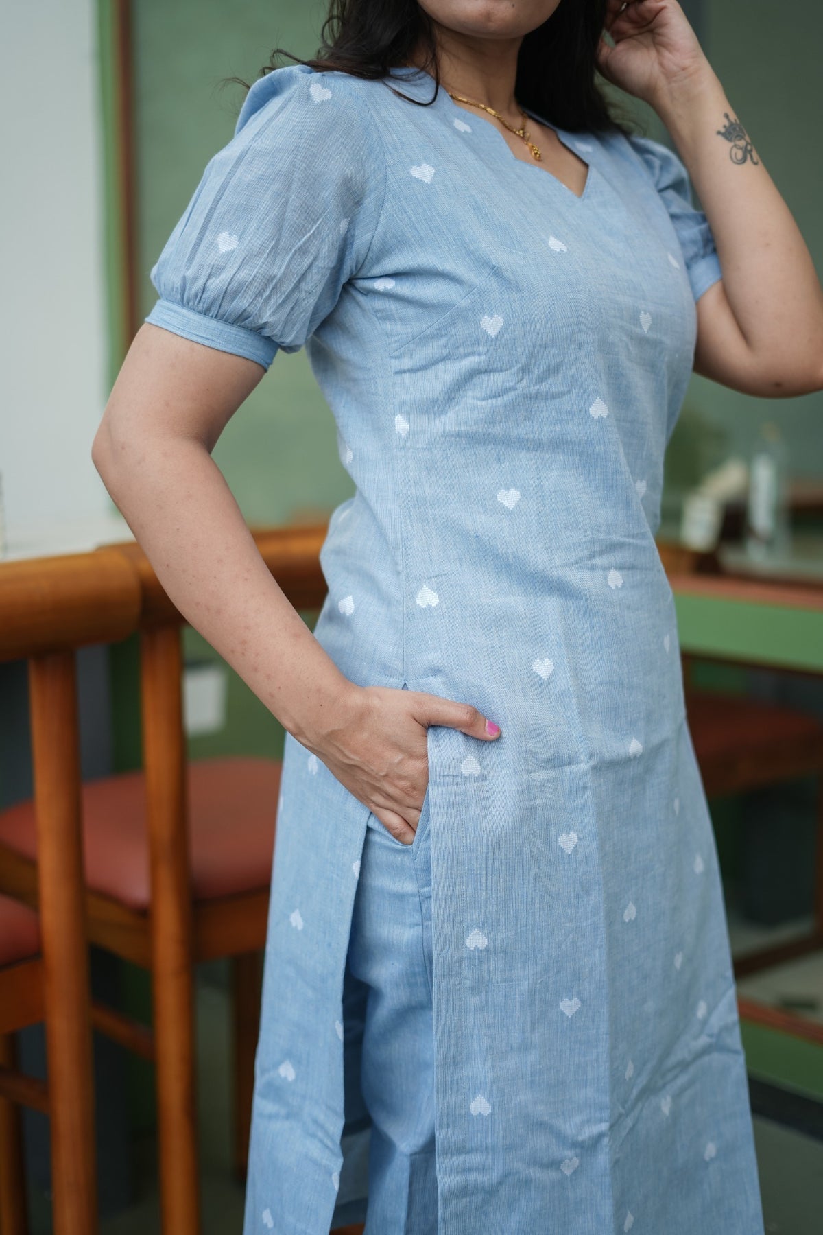 Maha - Premium Cotton Co-ord Set – Heart