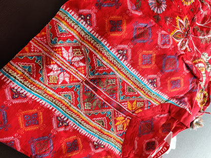 Red Floral two piece Dress