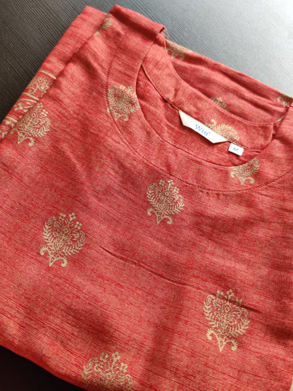 Rayon kurti and Sharara Set