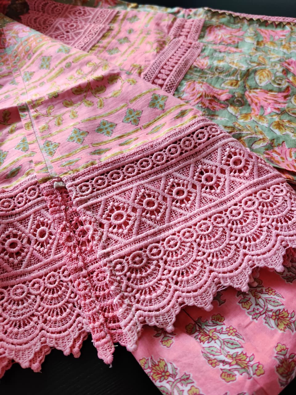 Yuthika - Premium Cotton suit - Green