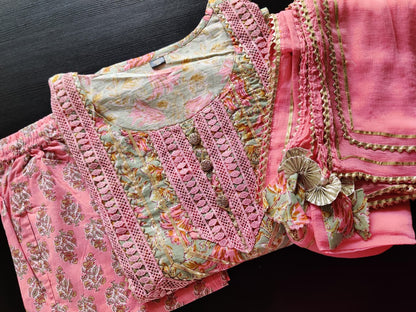 Yuthika - Premium Cotton suit - Green