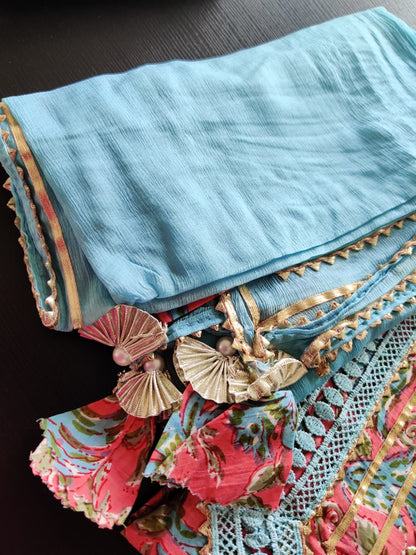 Yuthika - Premium Cotton suit -Pink