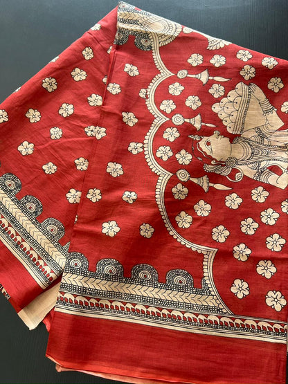 Cotton Dupatta - Maroon
