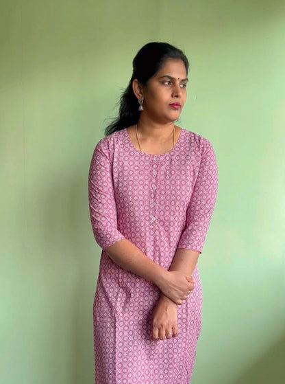 Adha - Office wear cotton kurti